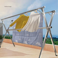 Stainless Steel Foldable Indoor/Balcony Clothes Rack Shelf