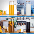 1.2L heat-resistant glass jug