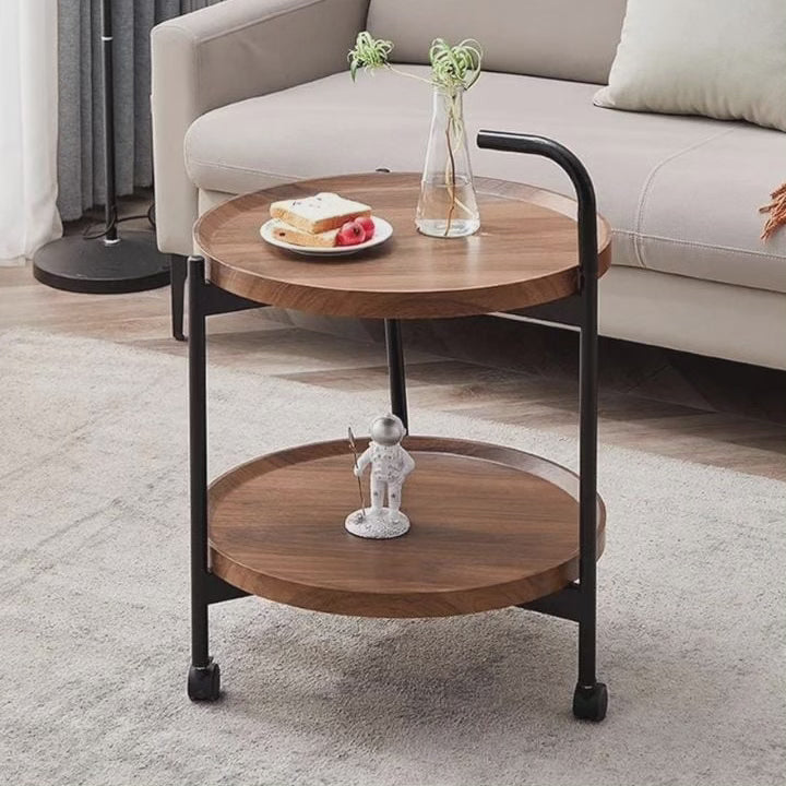 Trolley cart / double-layer side table