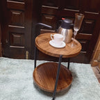 Trolley cart / double-layer side table