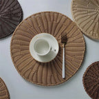 6-piece Set Thicker Rattan Table Set