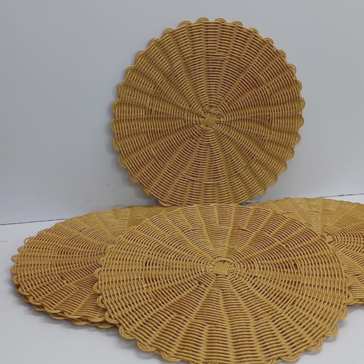 6-piece Set Thicker Rattan Table Set