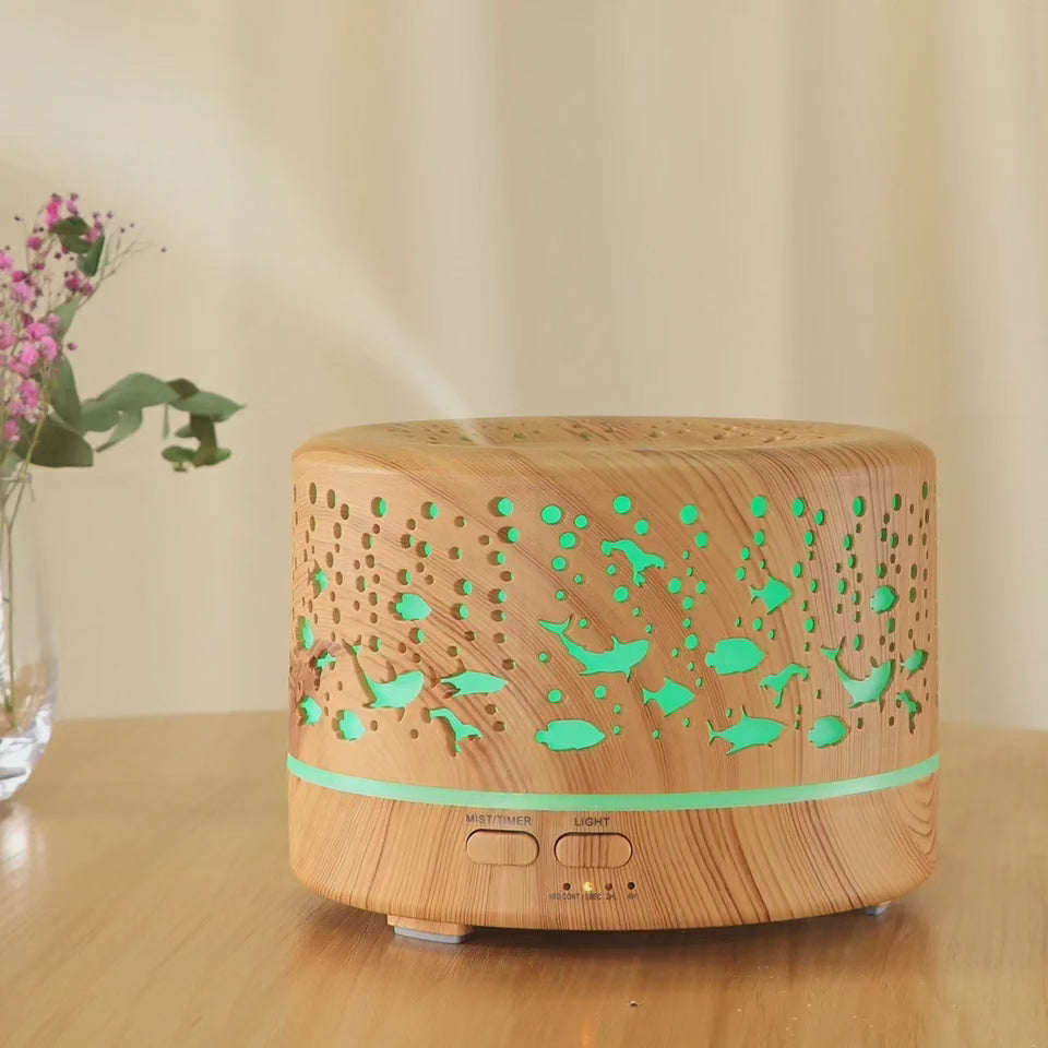 Ultrasonic Aroma Diffuser Humidifier with Remote Control