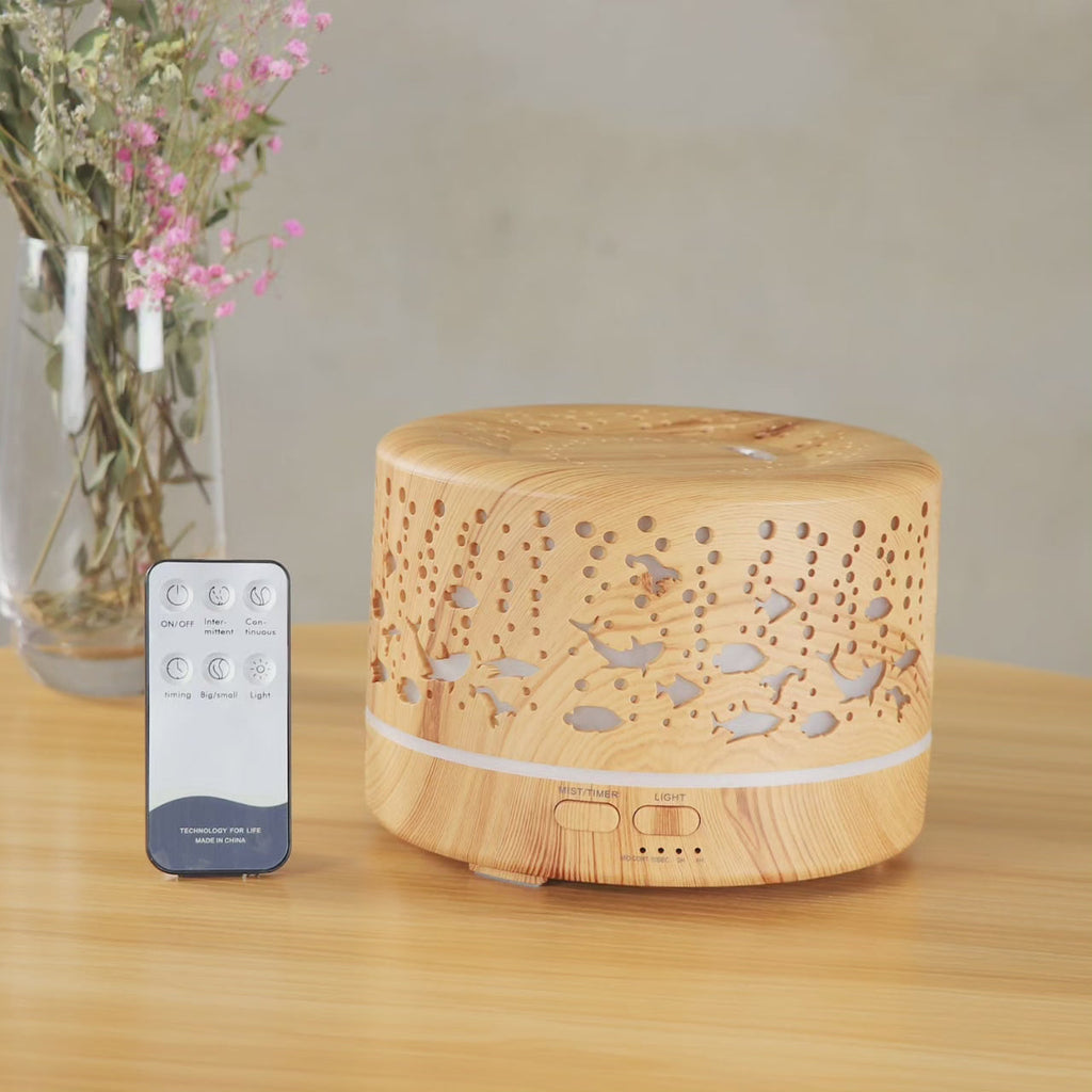 Ultrasonic Aroma Diffuser Humidifier with Remote Control