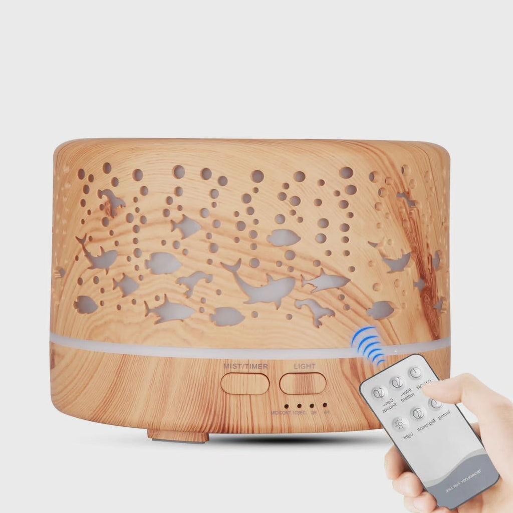 Ultrasonic Aroma Diffuser Humidifier with Remote Control