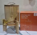 3.6 L Glass Container with Bamboo Stand