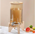 3.6 L Glass Container with Bamboo Stand