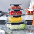 4 piece refrigerator storage containers