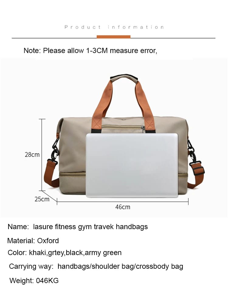 Fashion Travel/Fitness/Sport Bag