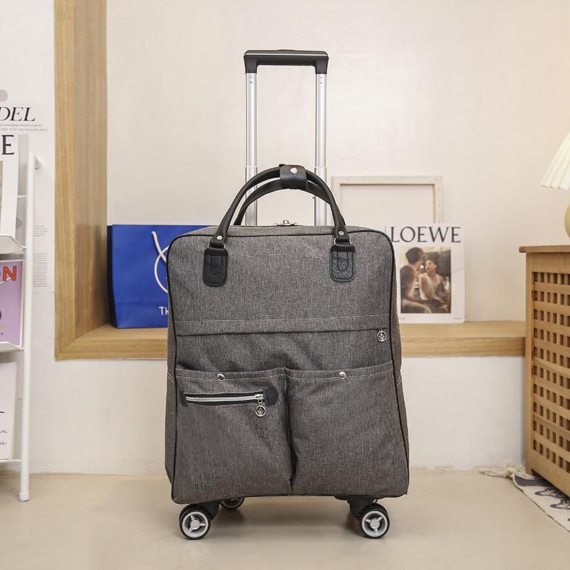Travel Trolley Bag with Shoulder Strap Carry-On Bag
