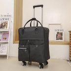Travel Trolley Bag with Shoulder Strap Carry-On Bag