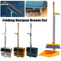 Magnetic Broom and Collapsible Dustpan Set