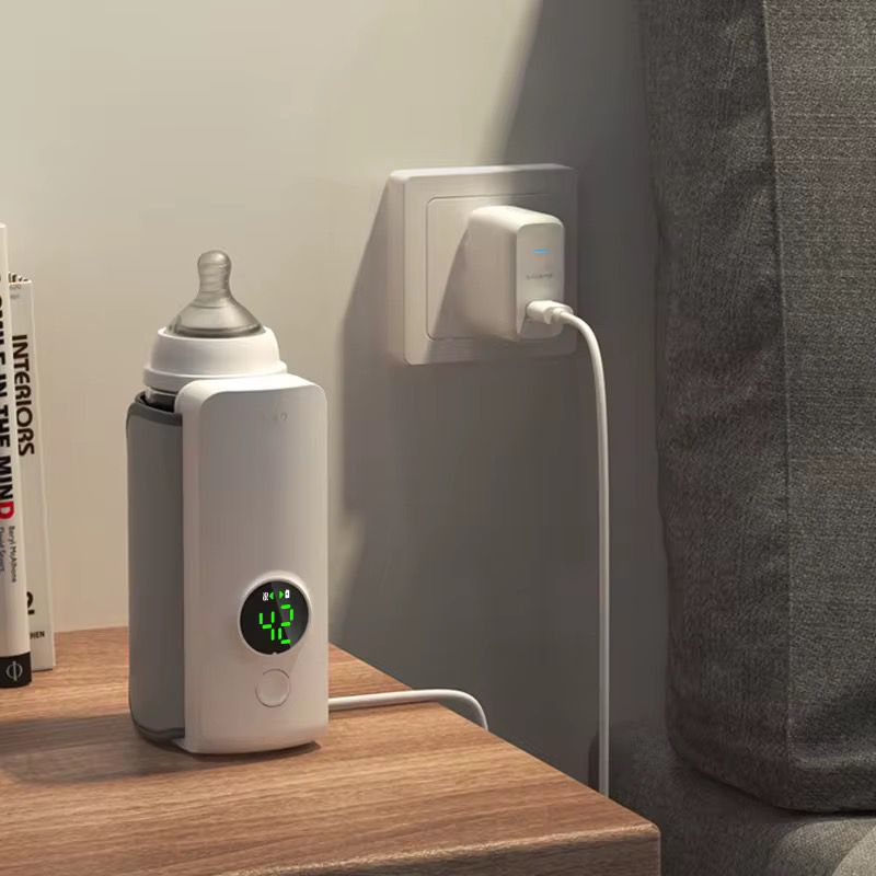 Rechargeable Portable Travel Bottle Warmer Black Nov