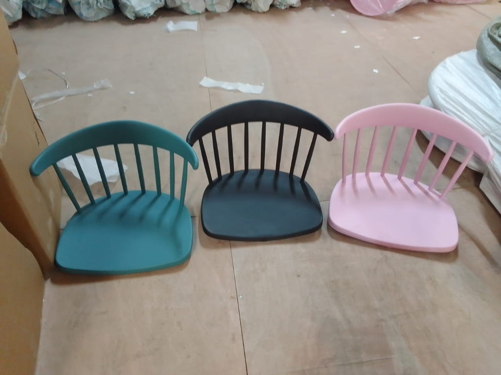 Chair with metallic stands