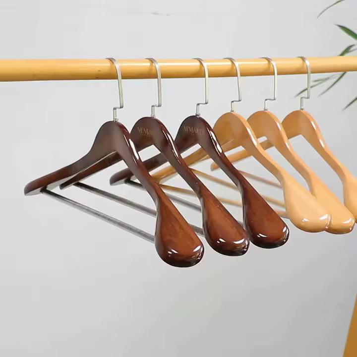 Width Wooden Hangers 10 Pieces