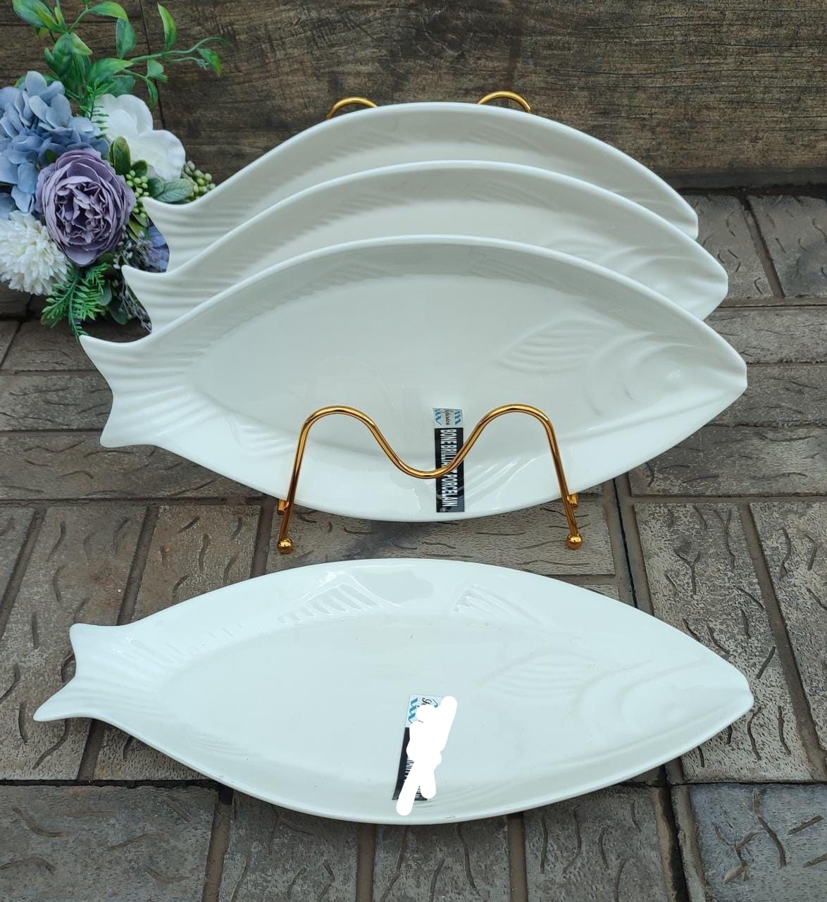 6 pieces fish plates