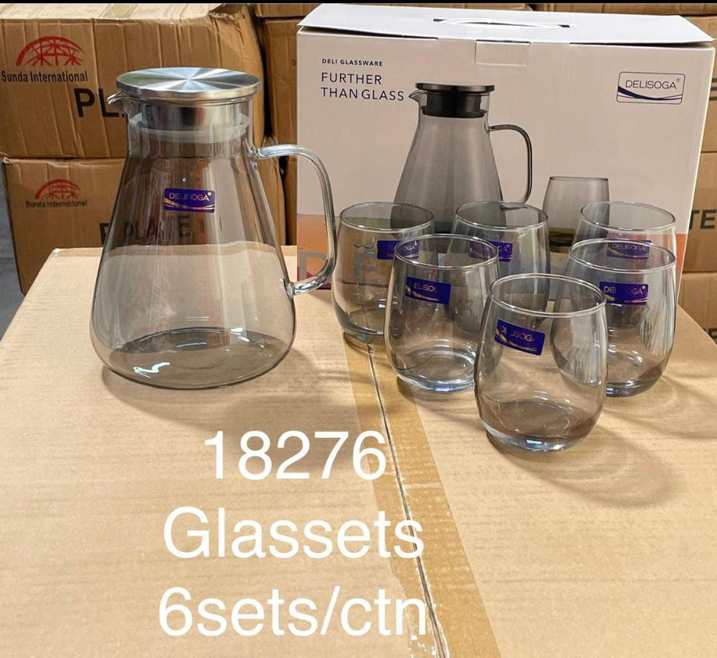 Glass Jug Set