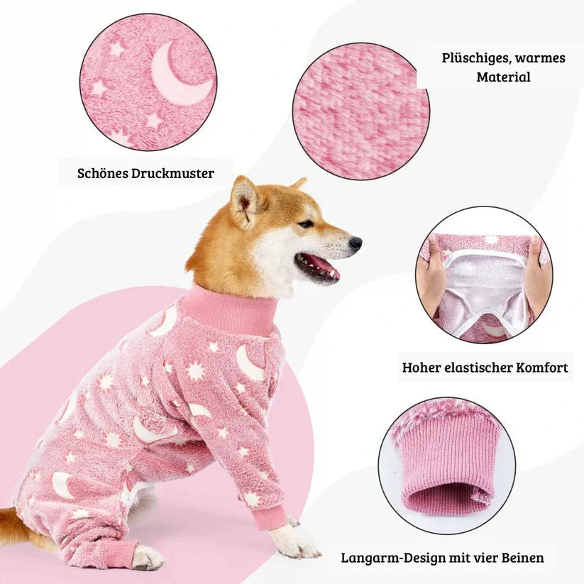 Warmer Hundepajamas for the winter fluffy and stretchable