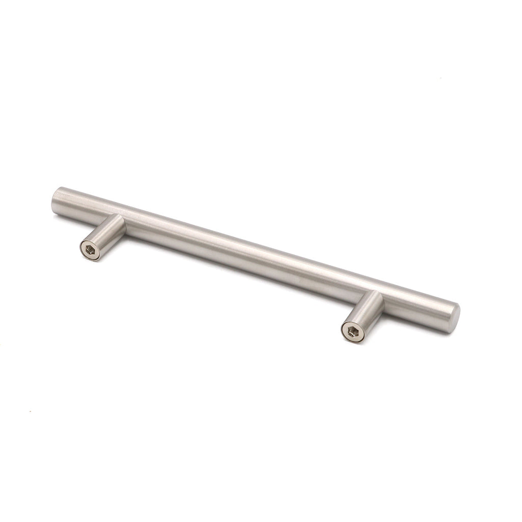Brushed Nickel Modern Stainless Steel Drawer Hardware T-Bar Handles