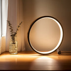 Halo Glo Lamp – minimalistic dimmable round LED table lamp