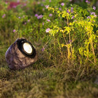 Solar Outdoor Lamp LED Waterproof Stone Look IP65