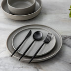 Minimalist Luxury Cutlery Set – 20 pieces, Titanium & Stainless Steel