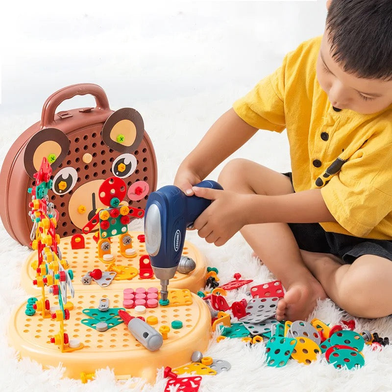 TooliBox Junior Tool Box for Children – Including Electric Play Screwdriver