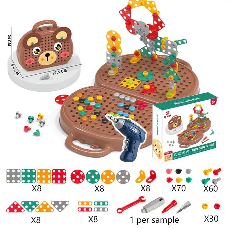 TooliBox Junior Tool Box for Children – Including Electric Play Screwdriver