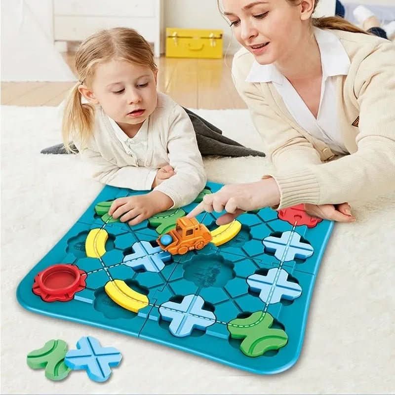 Creative magnetic train set for children aged 3 and over