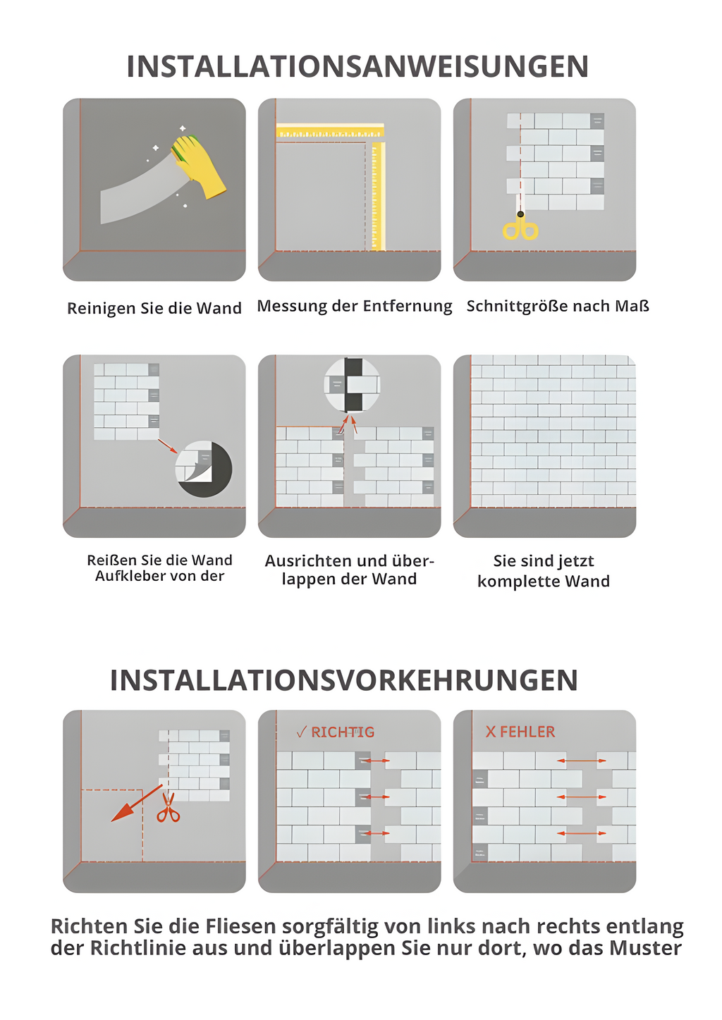 Wall Magic 3D Wall Tiles Self-Adhesive | Without Drilling & Waterproof | Modern Design