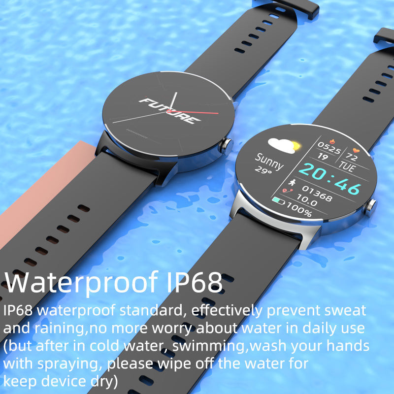 BCKS02 Blood sugar meter Blood oxygen Blood pressure Heart rate Bluetooth Smartwatch