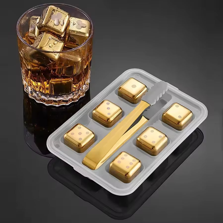 Stainless Steel Square Shaped Metal Ice Cube Mold