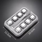Stainless Steel Square Shaped Metal Ice Cube Mold
