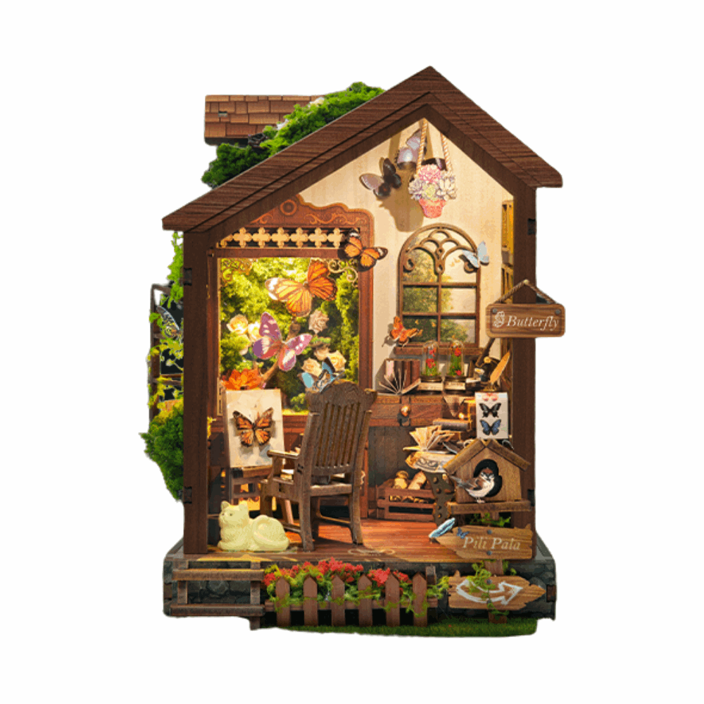 Butterfly House DIY Book Nook Kit