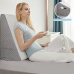 Wedge Pillow for Sleep Apnea | Elevates Head, Reduces Snoring & Acid Reflux for Restful Sleep