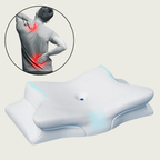 Pillow for Back & Shoulder Pain Relief – Orthopedic Memory Foam Posture Pillow for Neck, Shoulder & Spinal Alignment Support