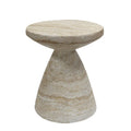 Imitation Stone Side Table Round | Minimalist Design