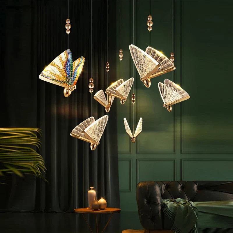 Butterfly-inspired Pendant Light