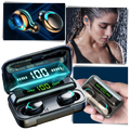 Bluetooth earbuds with rechargeable battery case