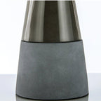 Industrial table lamp made of steel with glass shade – Modern vintage bedside lamp