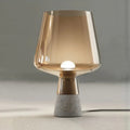 Industrial table lamp made of steel with glass shade – Modern vintage bedside lamp