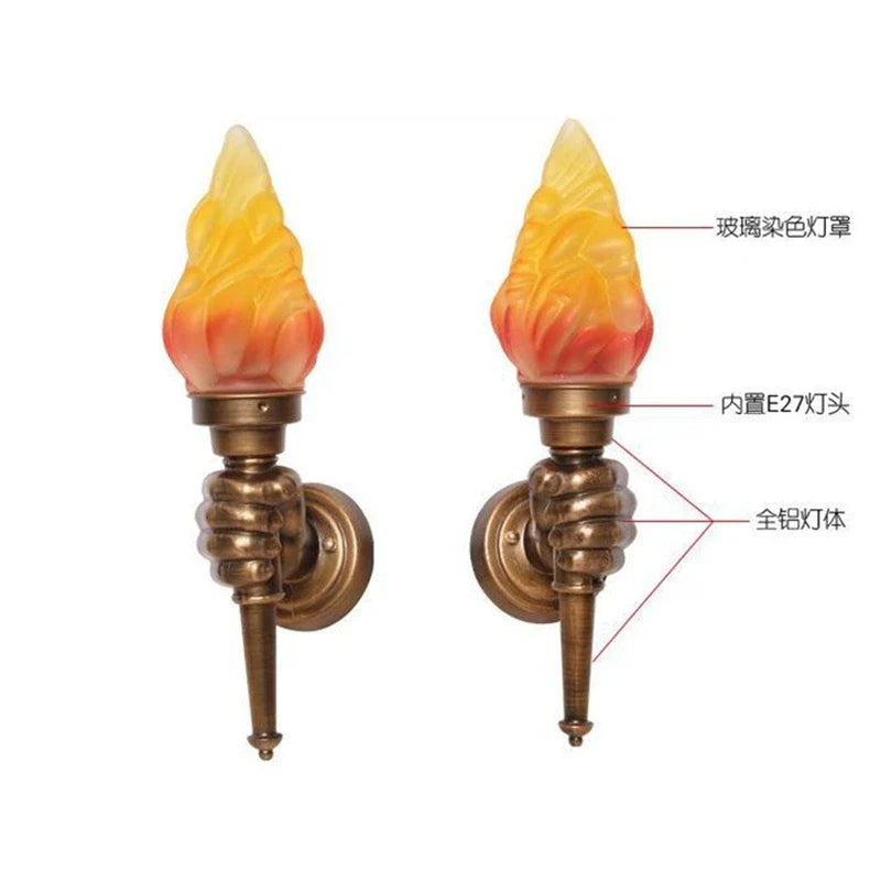 LoftCreative - Industrial Torch Lamp