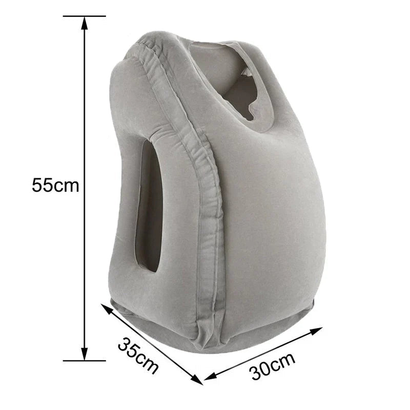 Inflatable Sleeping Anywhere and Everywhere with Ultimate Nap Pillow