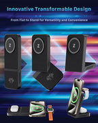LuxCharge Elite Wireless Hub | 3-in-1 fast charging solution for seamless convenience