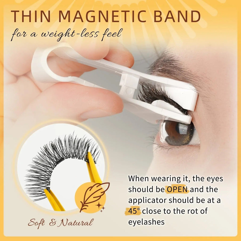 Innovative Magnetic Eyelashes – no burning, no smudging