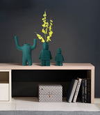 Masoned Plant Pot in Robot Design