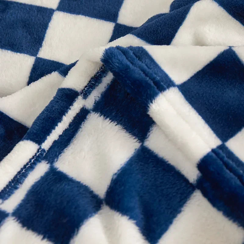 Trendy Chessboard Blanket