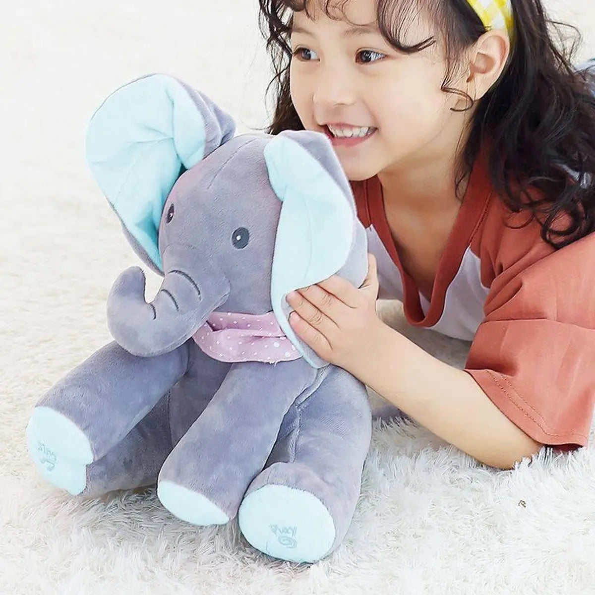 Plush Elephant with Music – Moveable Ears & Guaranteed Children's Laughter