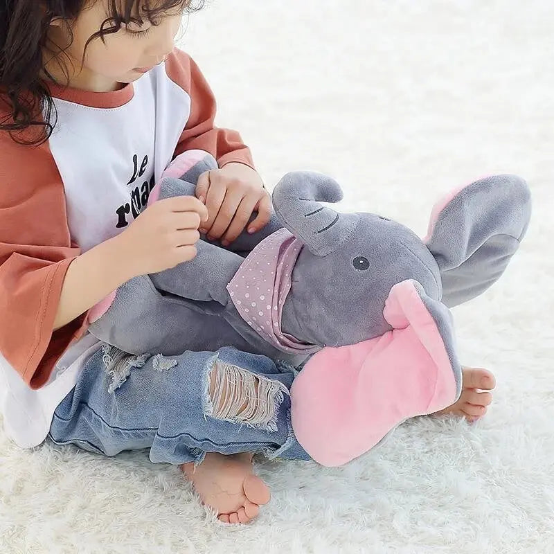 Plush Elephant with Music – Moveable Ears & Guaranteed Children's Laughter