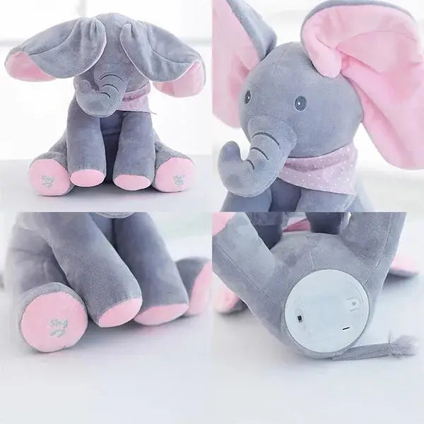 Plush Elephant with Music – Moveable Ears & Guaranteed Children's Laughter